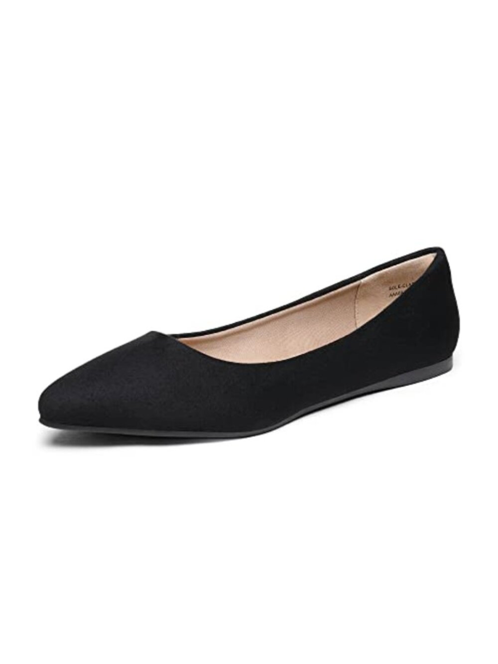 Women's Pointed Toe Ballet Flats Cushioned Insole Slip On Dress Shoes